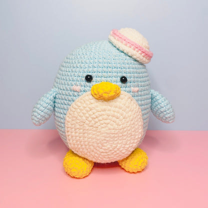 Crochet Kawaii Penguin with Lollipop Pattern (PDF)