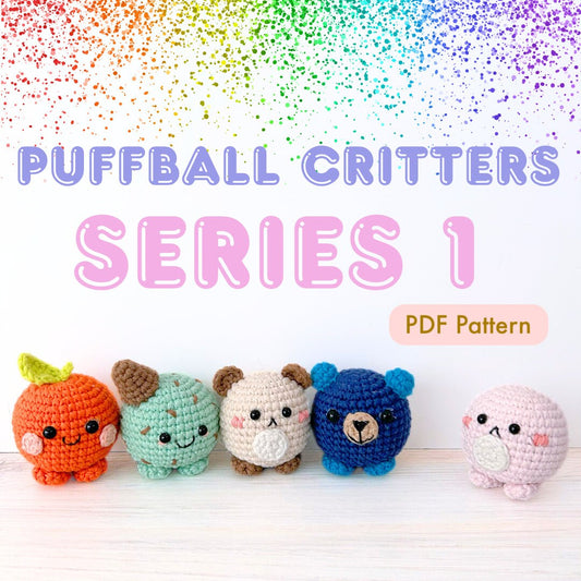 Crochet Puffball Critters Amigurumi Pattern: Mini Crochet Project (PDF)