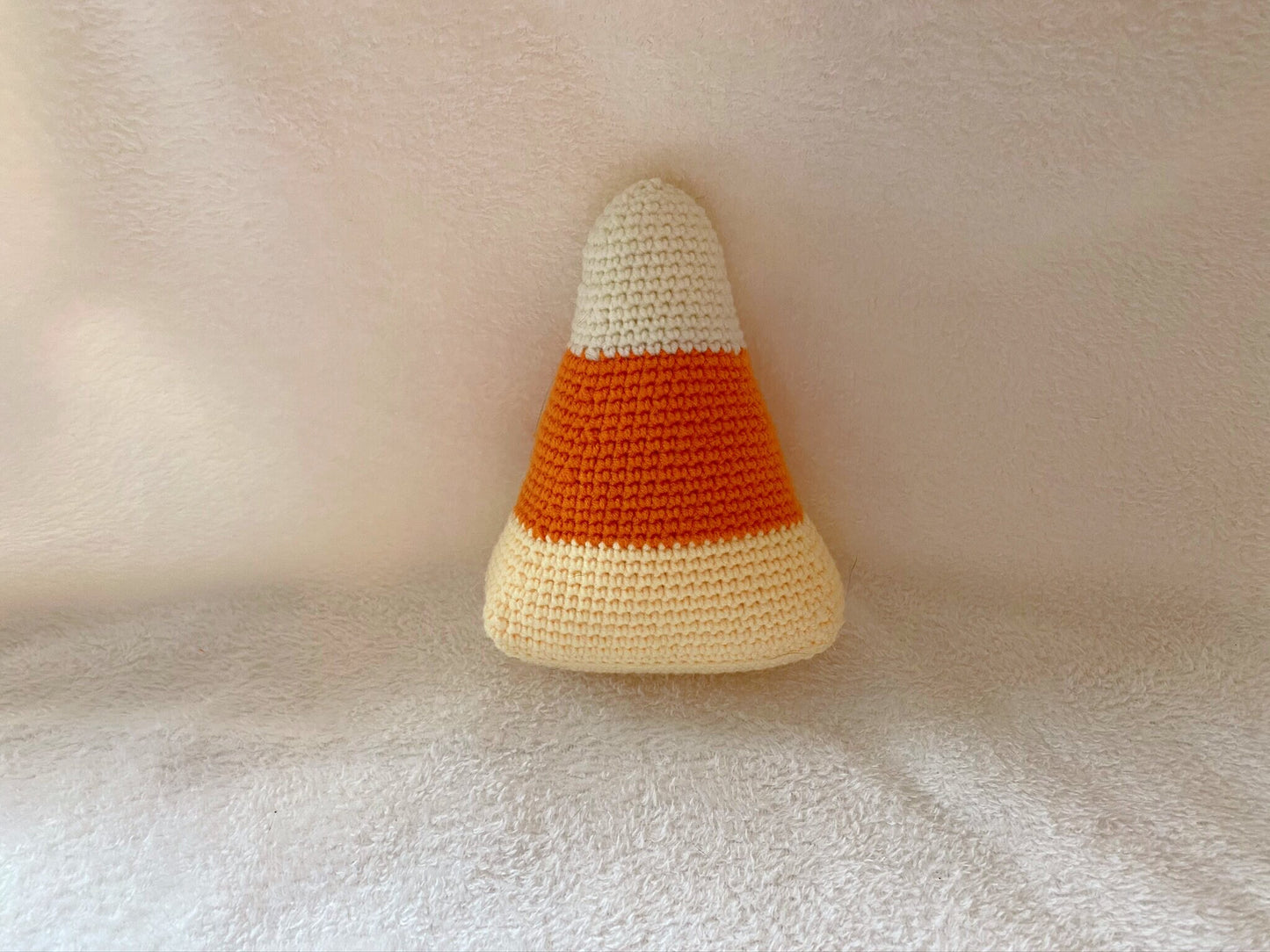 Big Halloween Candy Corn Crochet Pattern: Amigurumi Decoration (PDF)