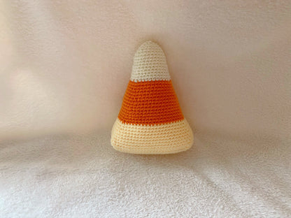 Big Halloween Candy Corn Crochet Pattern: Amigurumi Decoration (PDF)