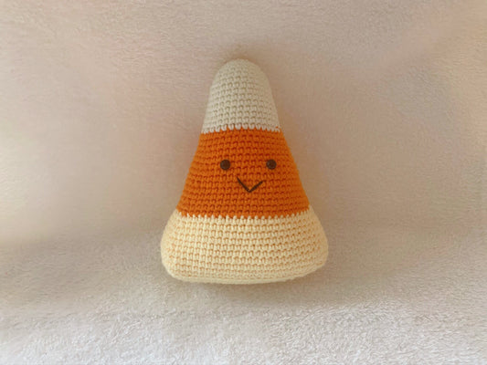 Big Halloween Candy Corn Crochet Pattern: Amigurumi Decoration (PDF)